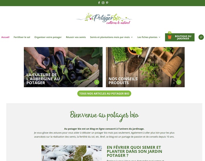 au-potager-bio.com - Contenus web
