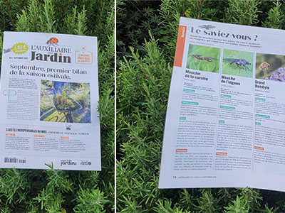 L'Auxiliaire du Jardin - Création d'articles rédactionnels print
